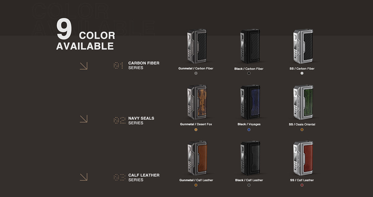 Lost Vape Thelema DNA250C Box Mod (Gift Box)-9 Colours Available