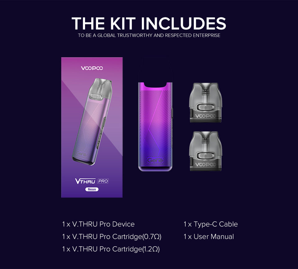 VOOPOO V.THRU Pro Pod Kit-Packaging Items