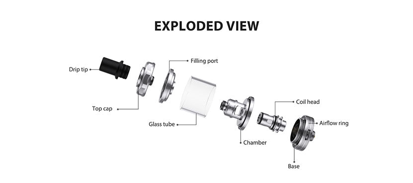 Vapefly Nicolas 2 MTL Tank - Components - Vapelink Vape Shop Australia