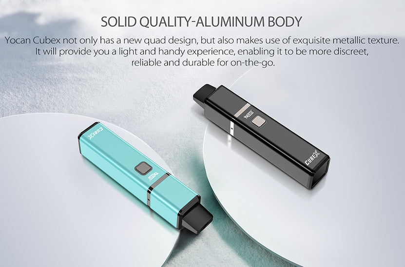 Yocan Cubex Vaporizer Kit 1400mAh - Aluminium Body