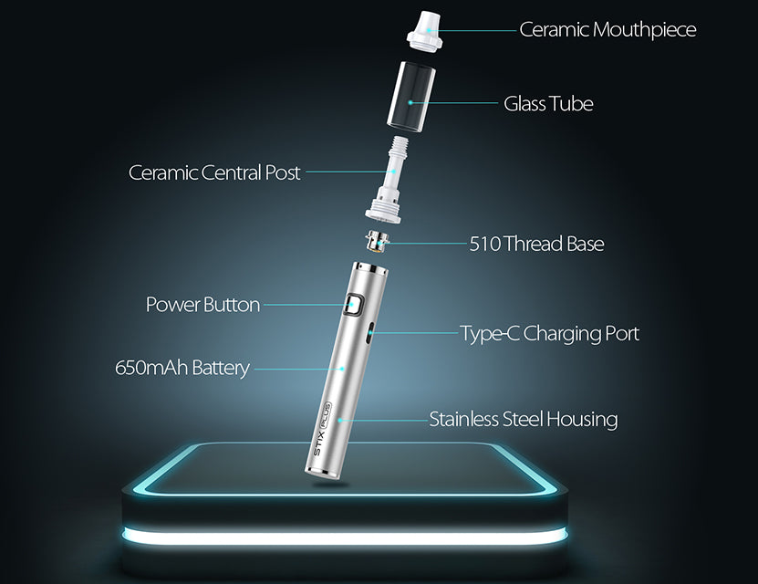 Yocan Stix Plus Vaporizer Vape Pen Kit - Parts