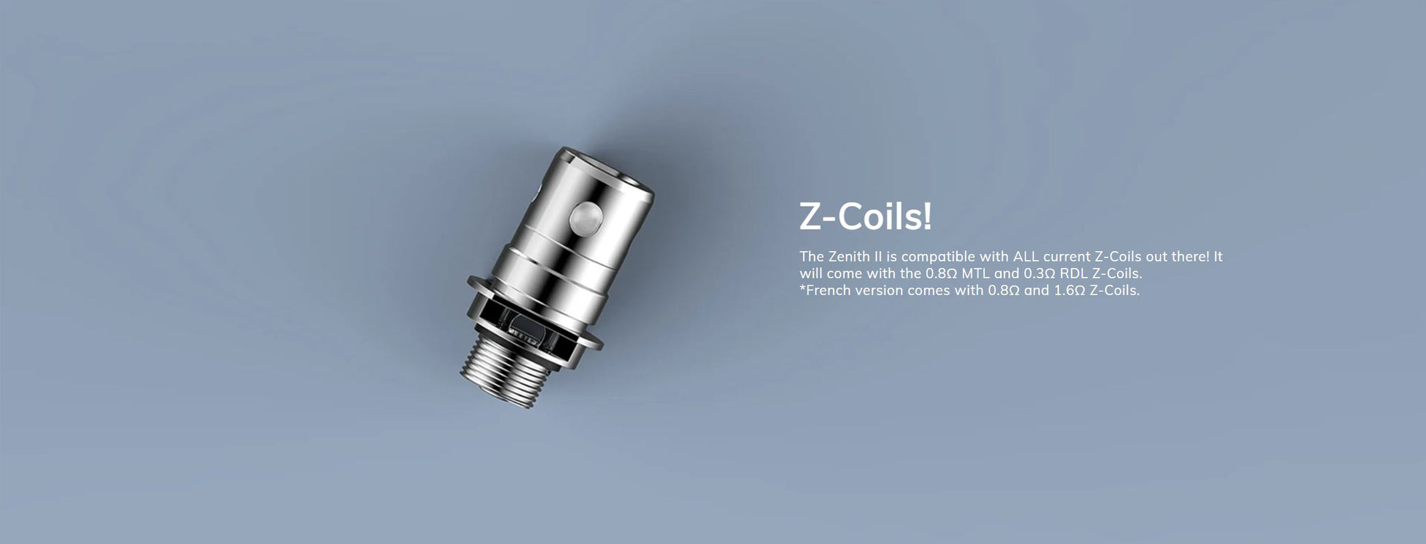 Innokin Zenith II (Zenith 2) MTL Tank Atomiser 5.5ml Z Coil | Vapelink