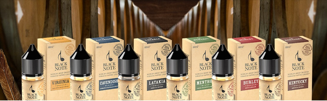 Black Note Vape Juice Banner | Vapelink Australia