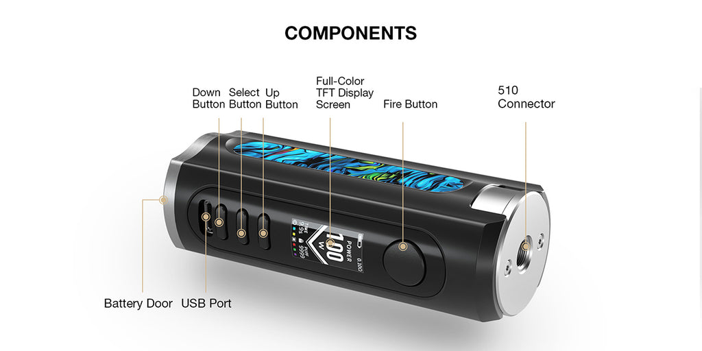 Lost Vape | LostVape GRUS MOD | 100W