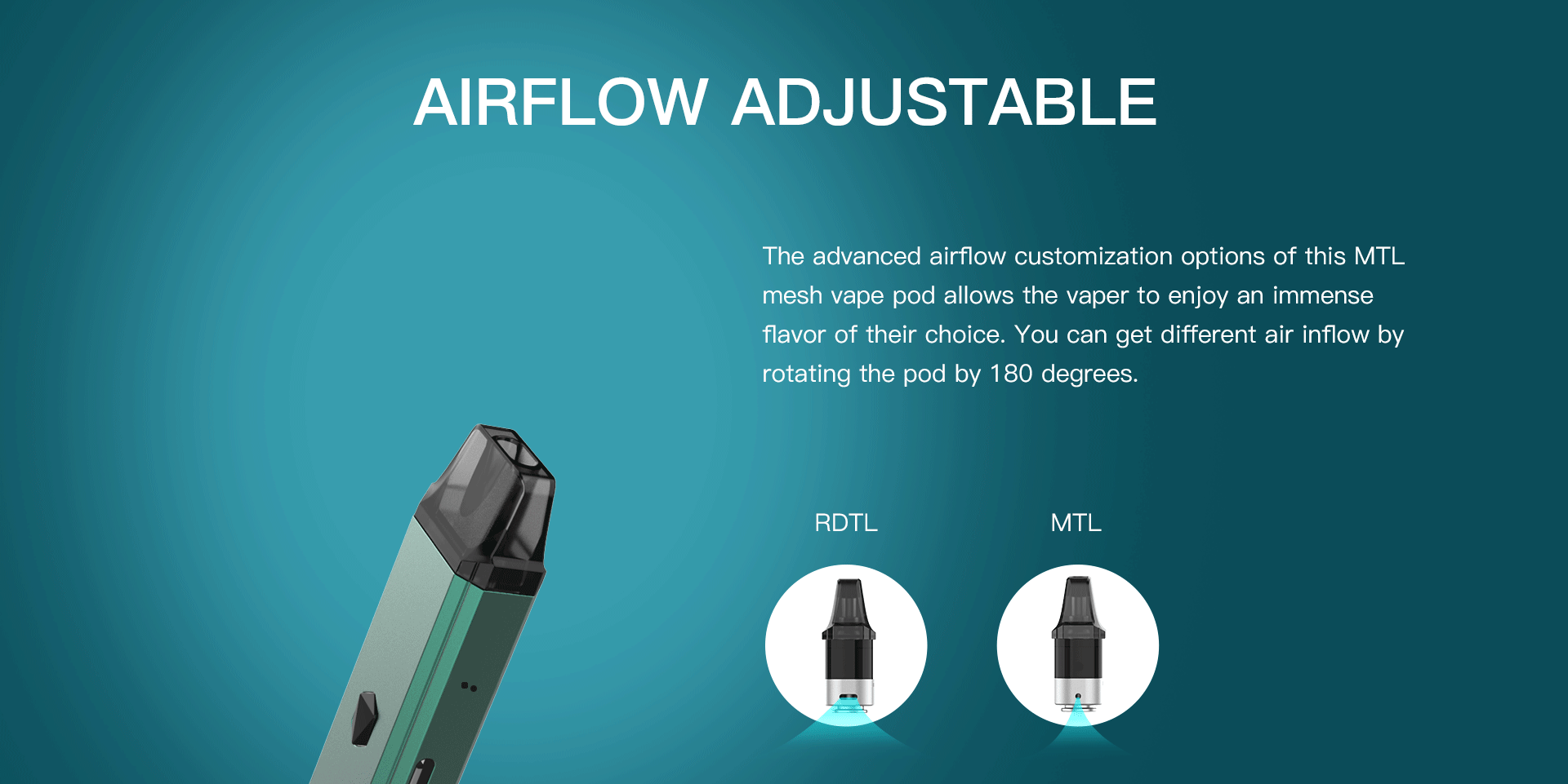 ZQ Xtal Pro Pod Kit - Adjustable Airflow