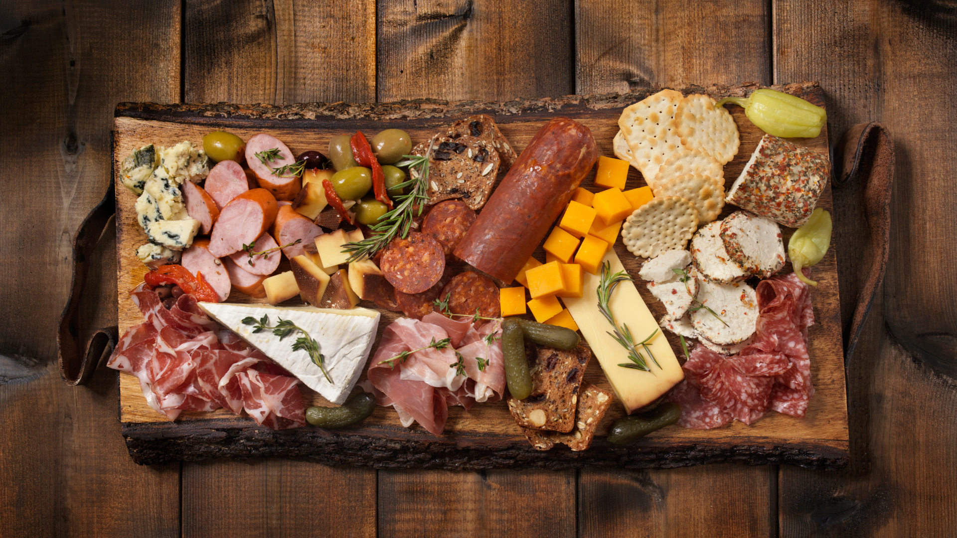 adding lean meat is one of a healthy charcuterie board ideas 