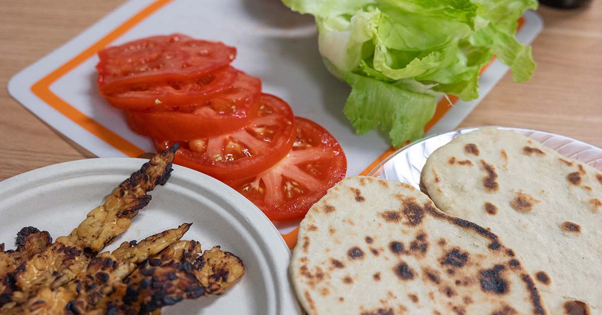 ingredients for tempeh bacon BLT