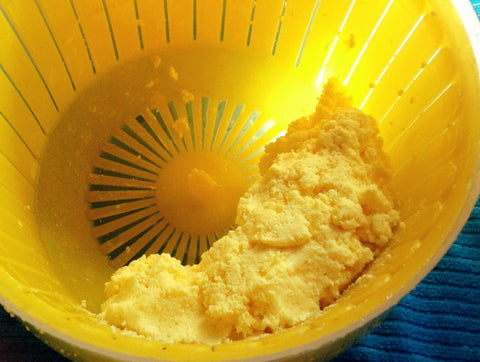 Butter in a food processor