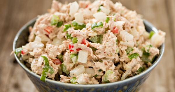 tuna salad pairs with sauerkraut
