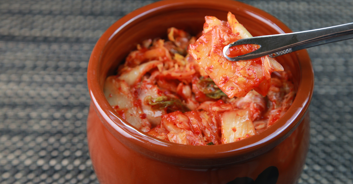 fermented cabbage is what is kimchi made of