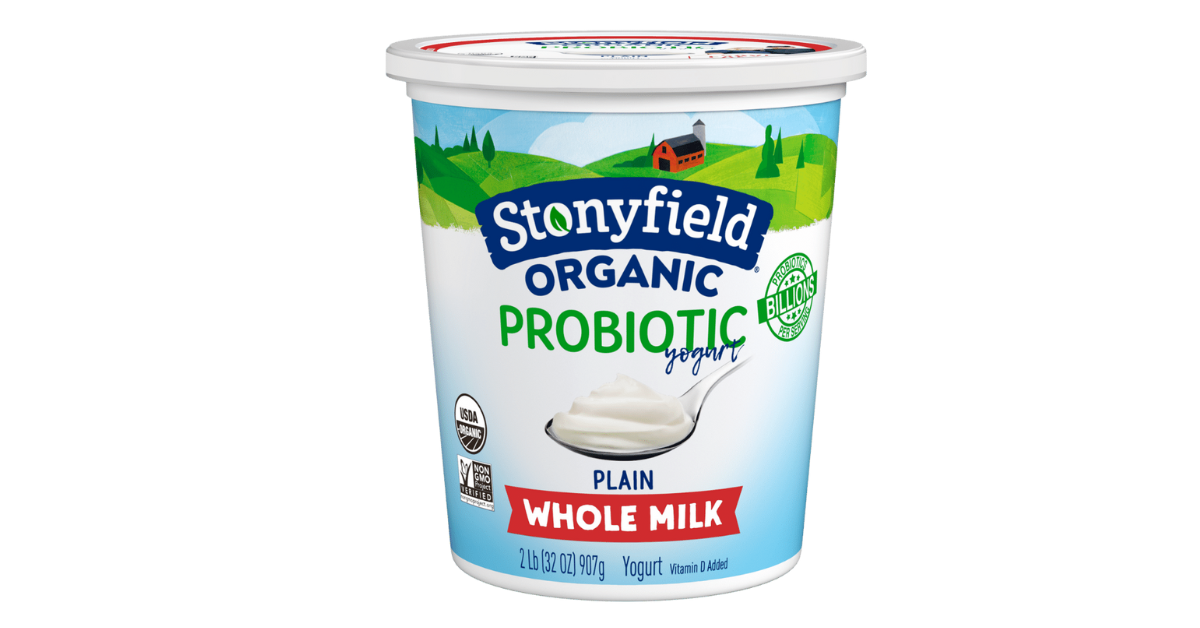 Stonyfield's Regular and Greek Yogurts: The Non-GMO Choice