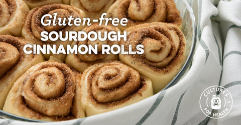 Gluten-free Sourdough Cinnamon Rolls