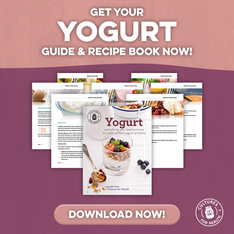 download our yogurt guide and recipe book today