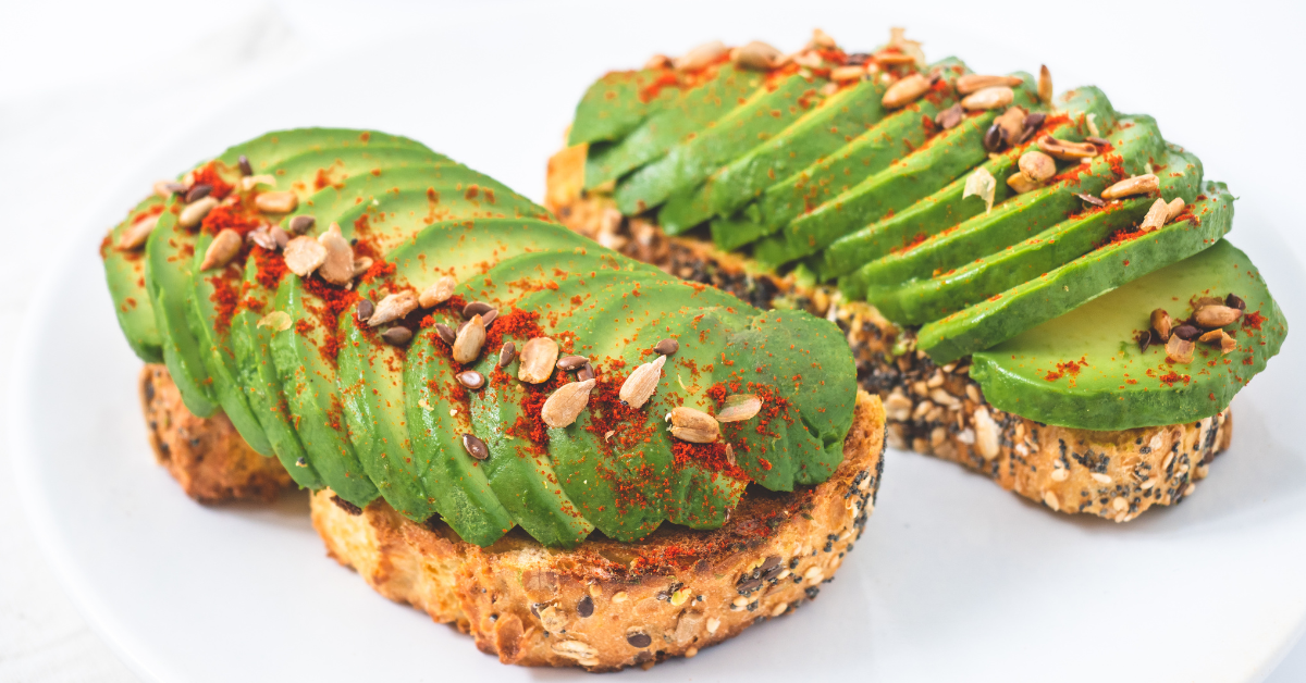 avocado as sourdough topping