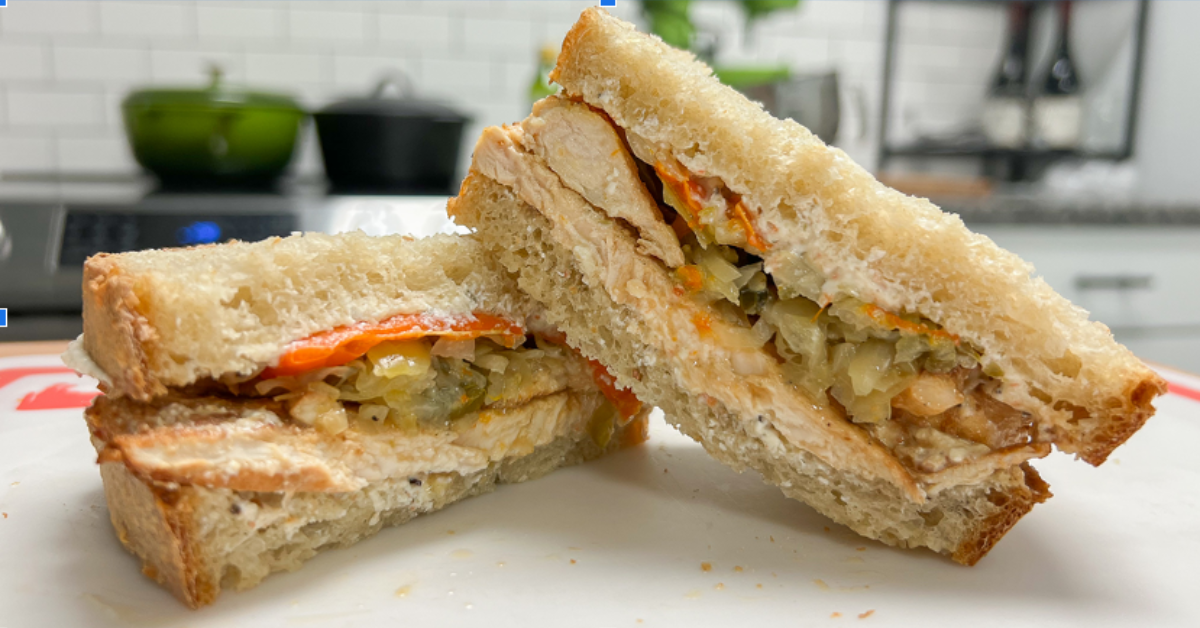 best fermented vegetable sandwich