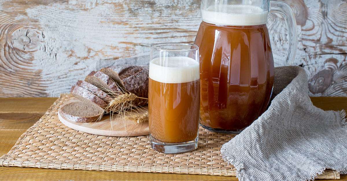 Russian fermented kvass