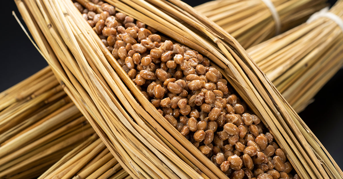 japanese natto fermented soy beans