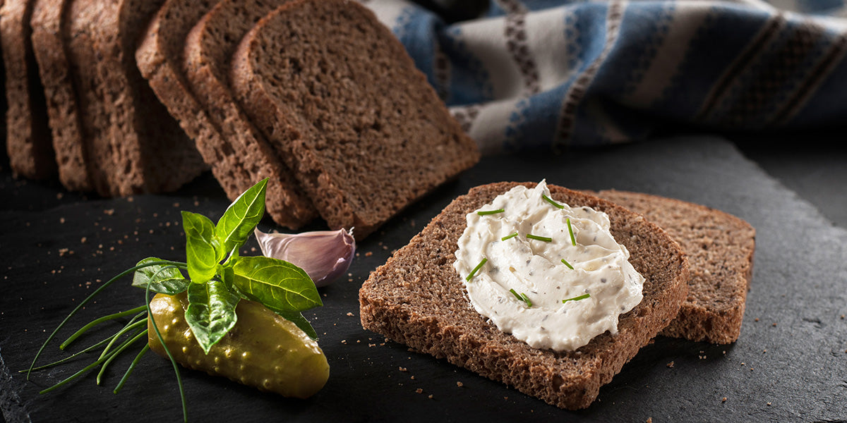 Quark Cheese On Bread