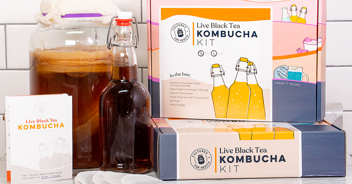 cultures for health diy fermented kombucha kit