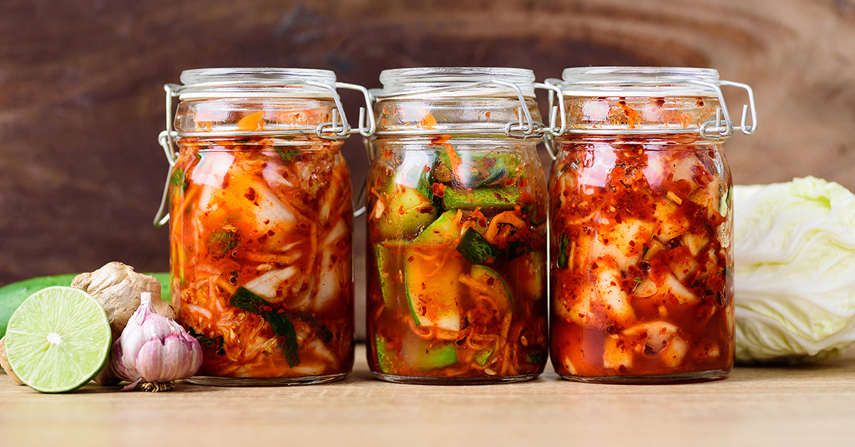 fermented homemade kimchi