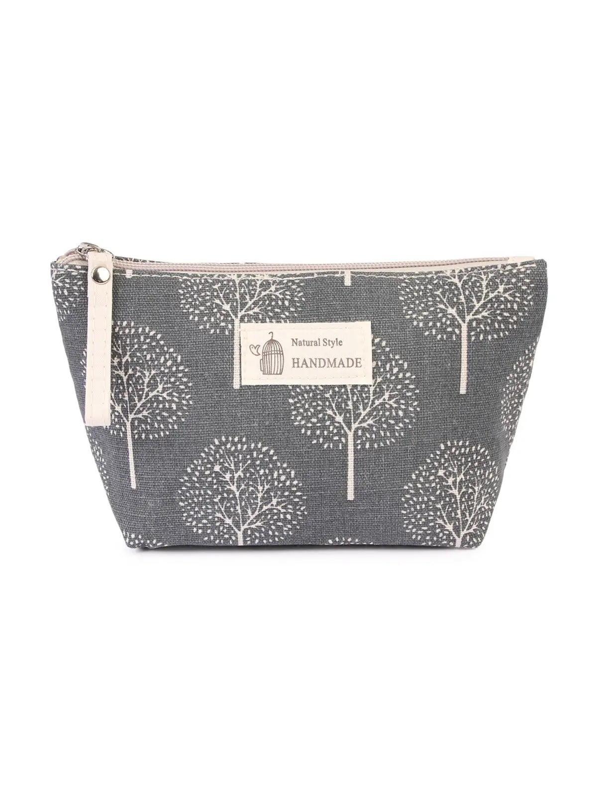 Tree Printed Cosmetic Bag