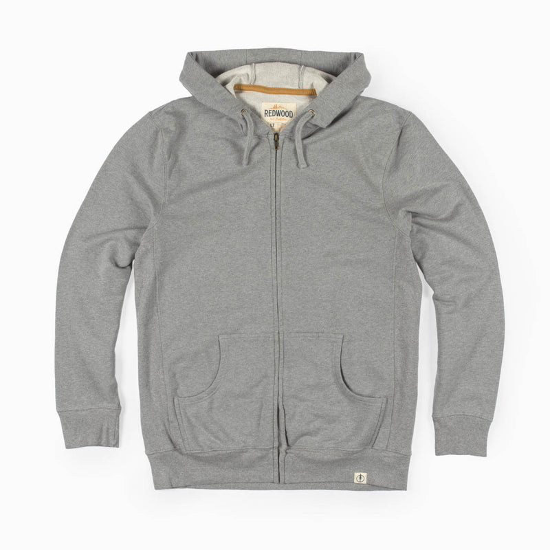 Tall Zip Hoodie | Full Zip Hooded Sweatshirt - Redwood Tall Outfitters