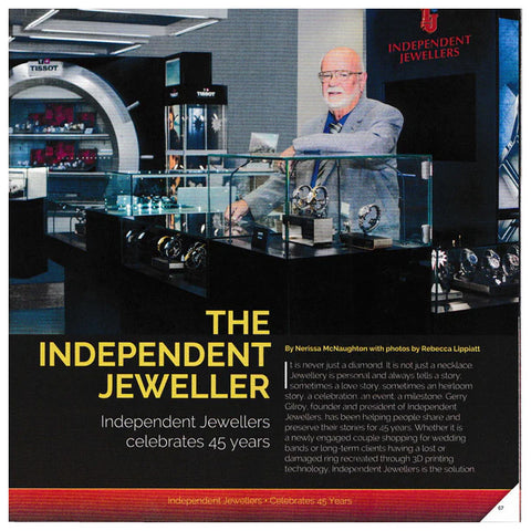 Image of Gerry Gilroy in his store Independent Jewellers