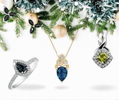 A festive collection of colour stone jewellery