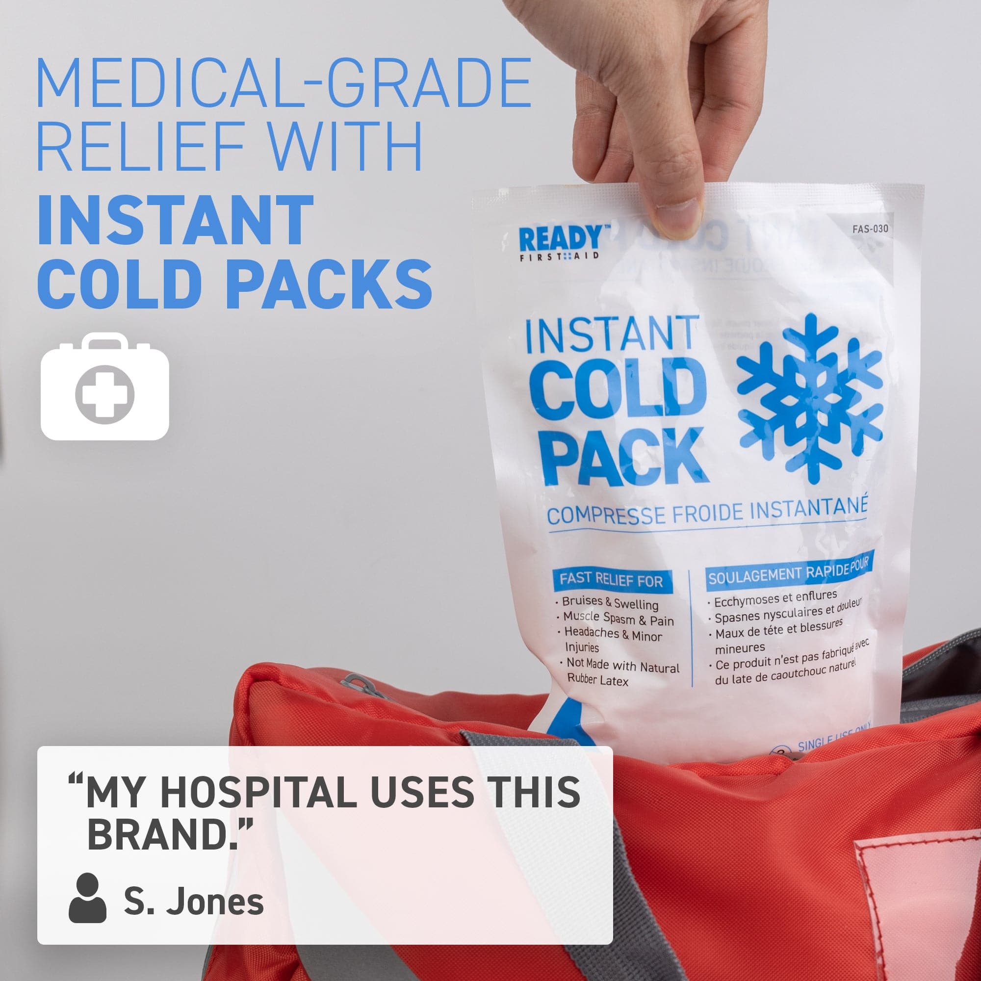 Instant Cold Pack 9 x 6 - Ready First Aid (OPEN BOX)