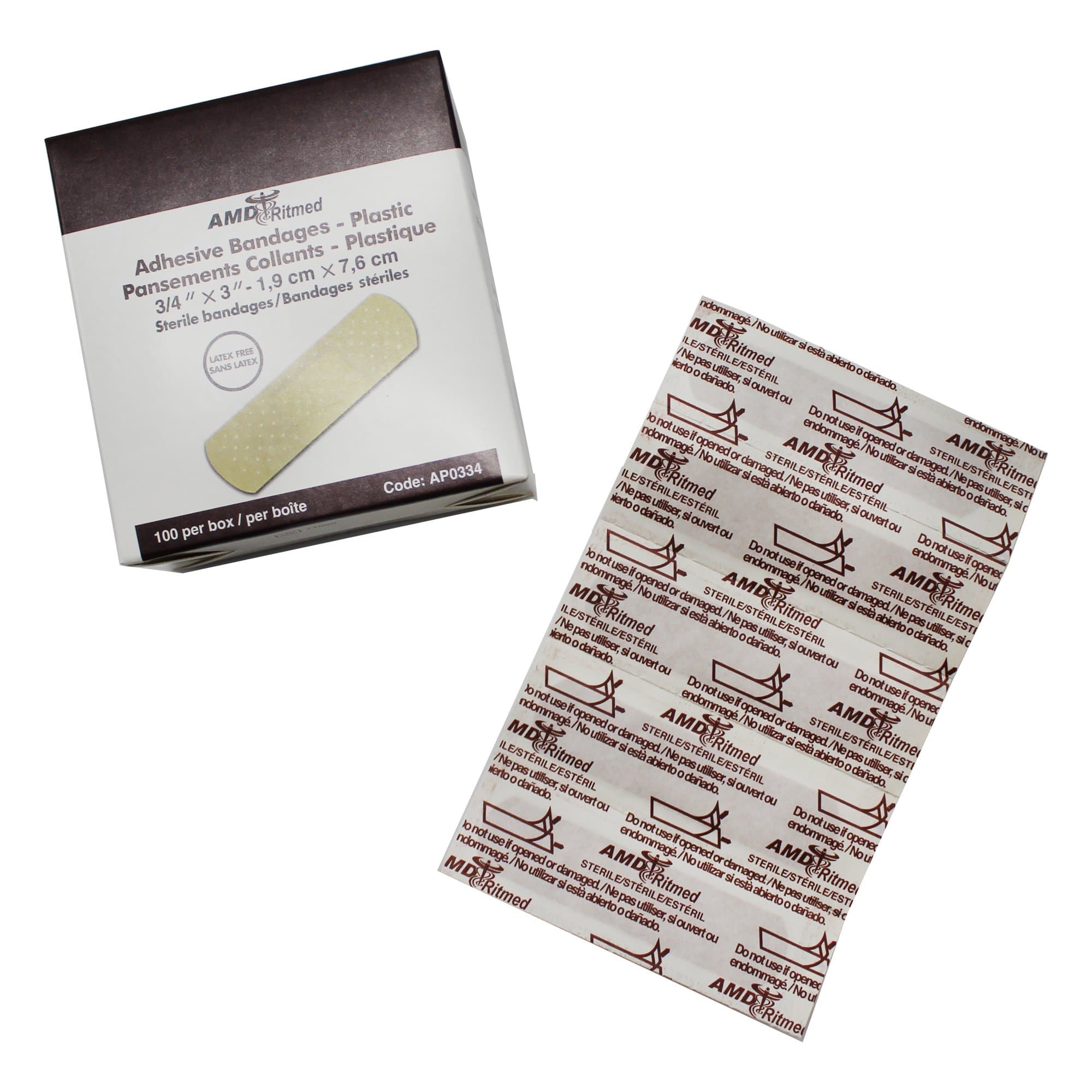 Band-Aid Adhesive Strip Bandage 3/4 x 3 – Save Rite Medical