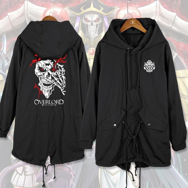 Overlord Albedo Hooded Trench Coat Anime Bnb