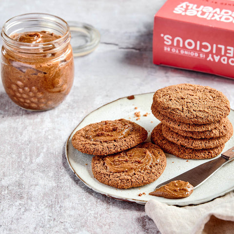 vegan cookie butter with unrefined sugar