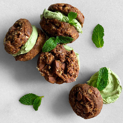 green cookies for St. Patrick's day