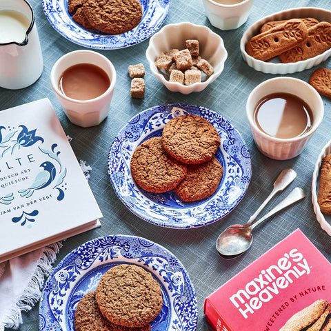 Dutch speculoos cookies made with unrefined sugar