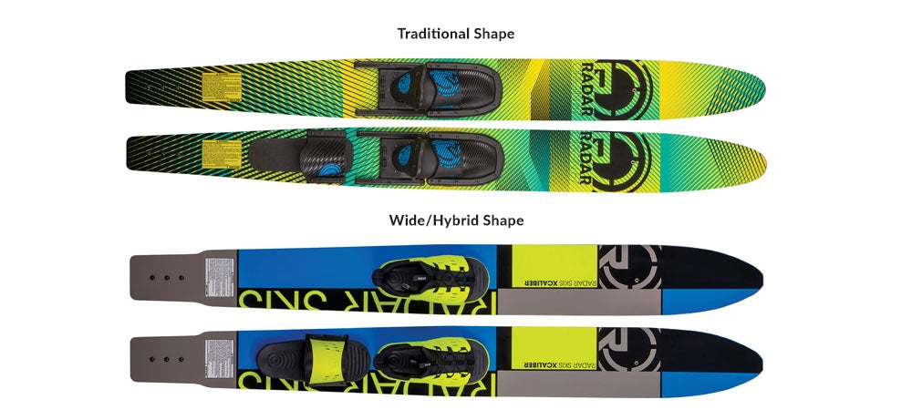 Traditional & Wide Combo Ski Shapes