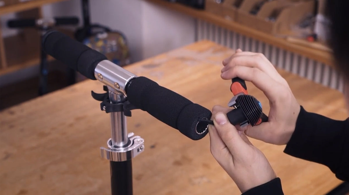 How to change the Foam Handle Grips - step 9