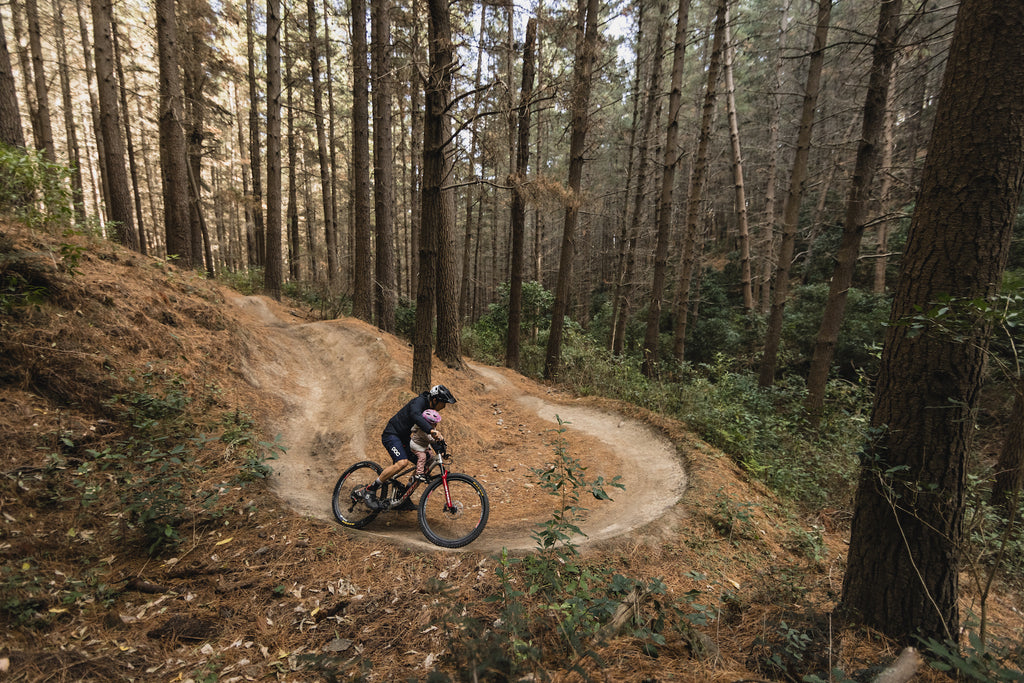 Sam Blenkinsop riding the trails in Christchurch