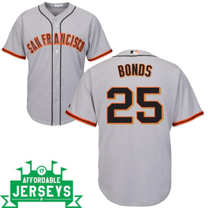 barry bonds jersey number