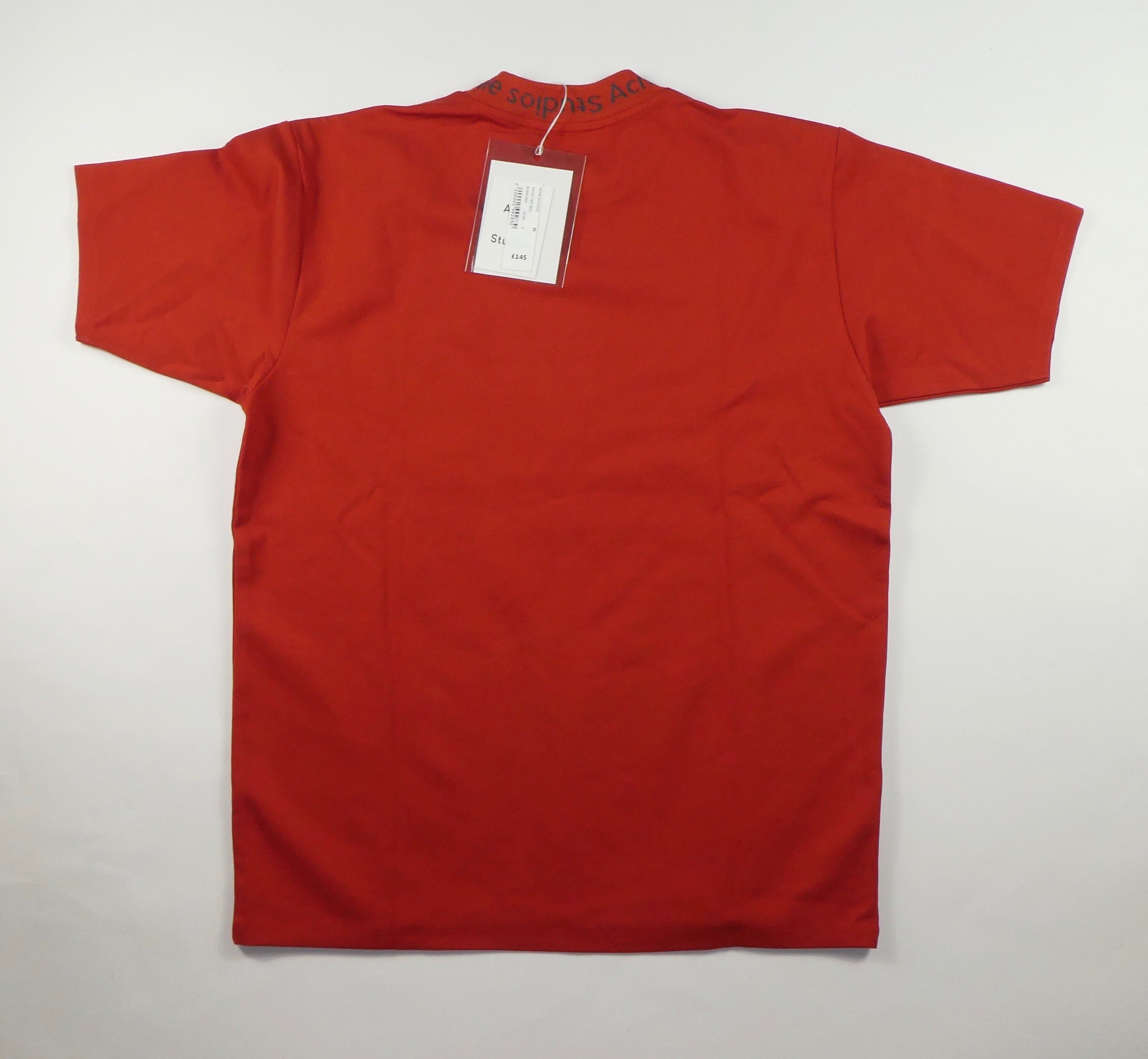 Acne Studios Navid Neck Logo T Shirt Bnwt 145 Medium Elite Heat Clothing