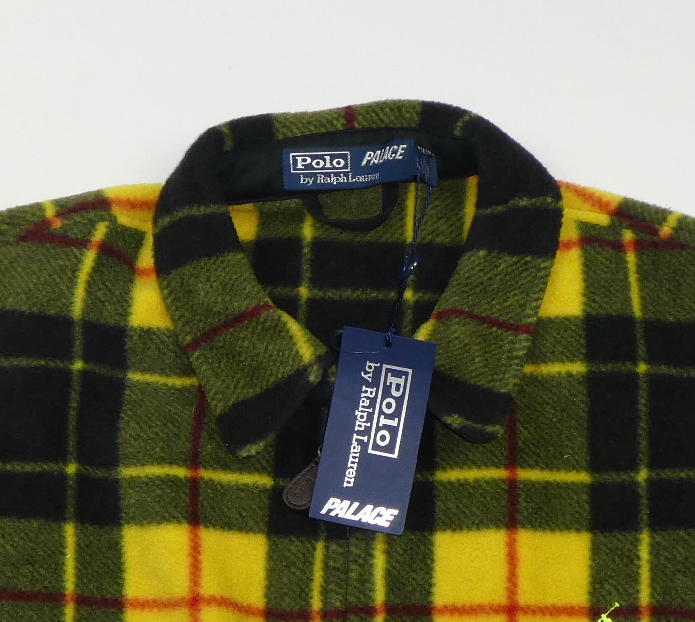 palace ralph lauren polar fleece harrington glen plaid