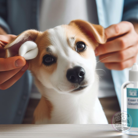 Pet ear cleaning