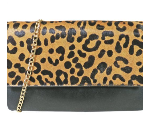 Foldover Leopard Clutch – Funky Monkey Fashion Accessories