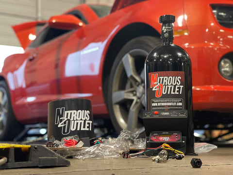 Nitrous Outlet Universal Wet Nitrous Kit with Bottle Heater for 2010 and newer Camaro SS