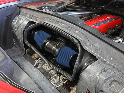 aFe Power Dual Carbon Fiber Intake System for 2020 - 2021 Chevrolet Corvette C8