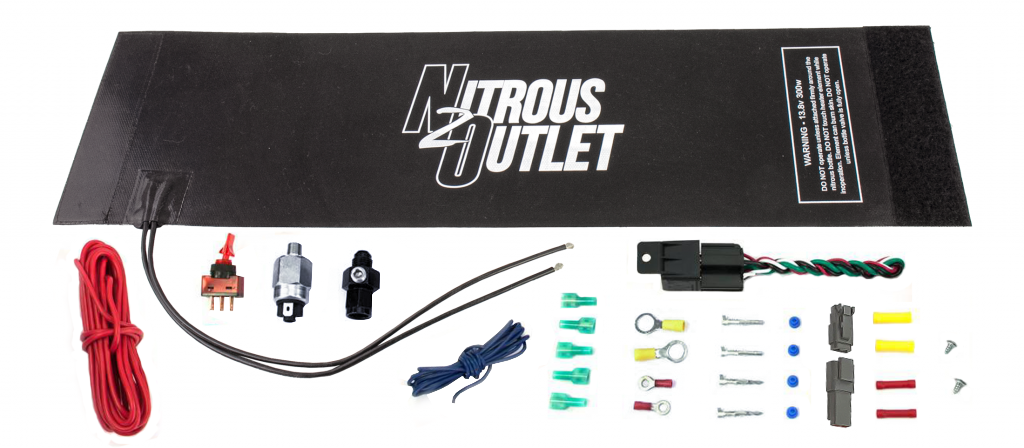 Nitrous Outlet X-Series Nitrous Bottle Heater with Installation Accessories For 10/15lb Bottles