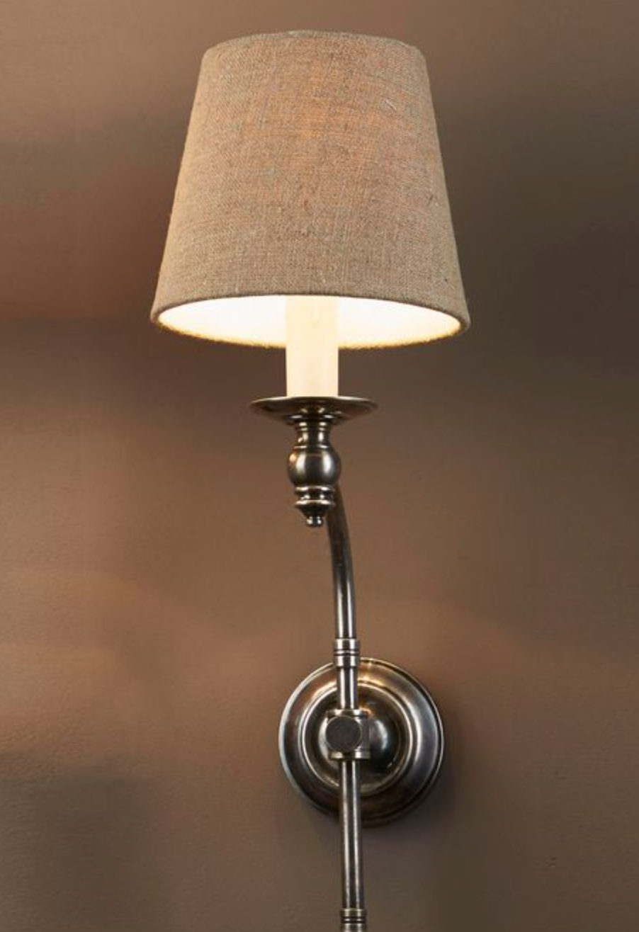 sconce light with shade