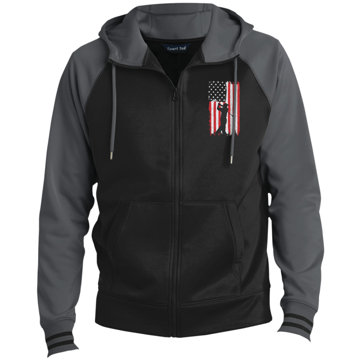 American Golf Full-Zip Hooded Jacket - Twenty60 - American Apparel Jacket
