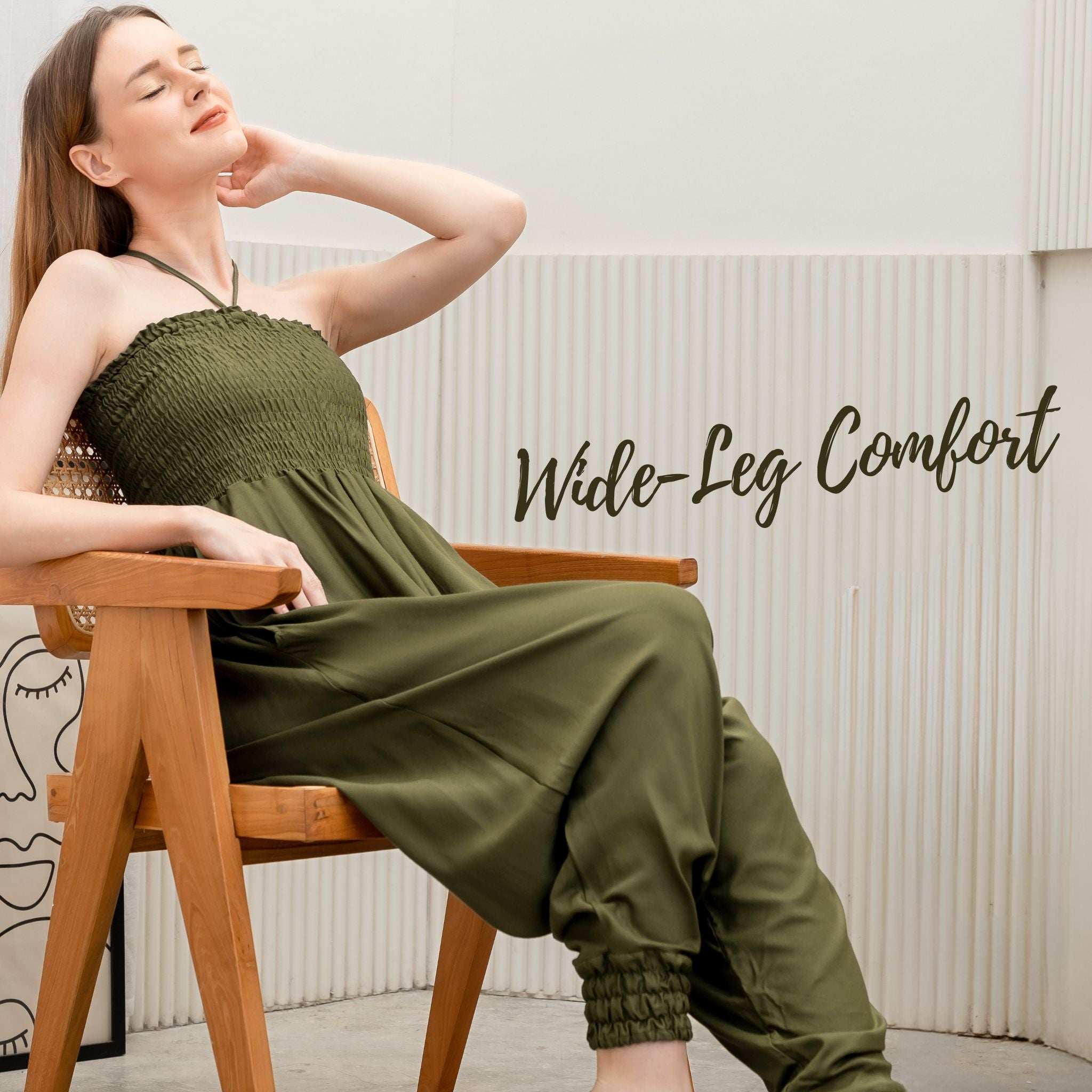 Dance the Night Away with Wide-Leg Comfort Boho Jumpsuit