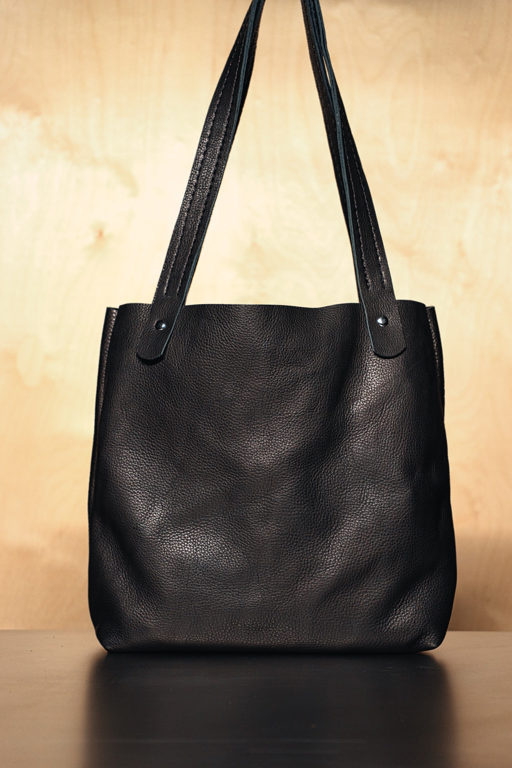 Black Leather Hobo - Lost Generation Goods