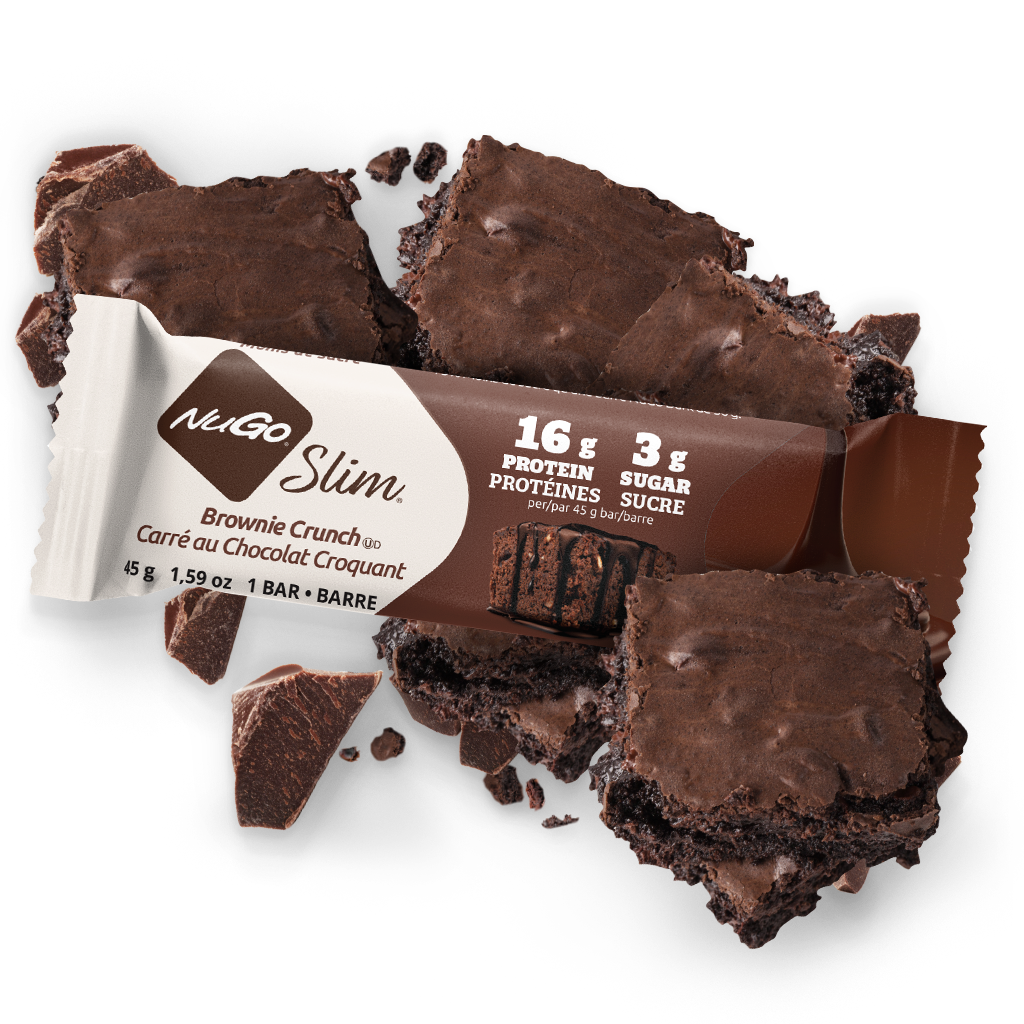 NuGo Slim Brownie Crunch (12 Pack) - Canada NuGo Nutrition product image